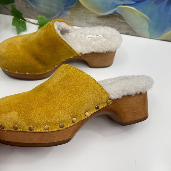 Rag & Bone Mara Clog - Shearling, Heeled Clog Size 35 / US 5.5 - Picture 8 of 13